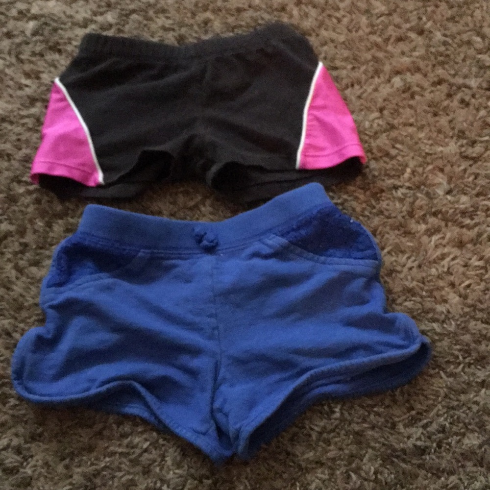 Gymnastic practice shorts girls size 6 BUNDLE DEAL